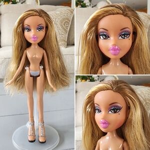 MGA Bratz Birthday Bash Yasmin Blonde Fashion Doll Nude Beautiful